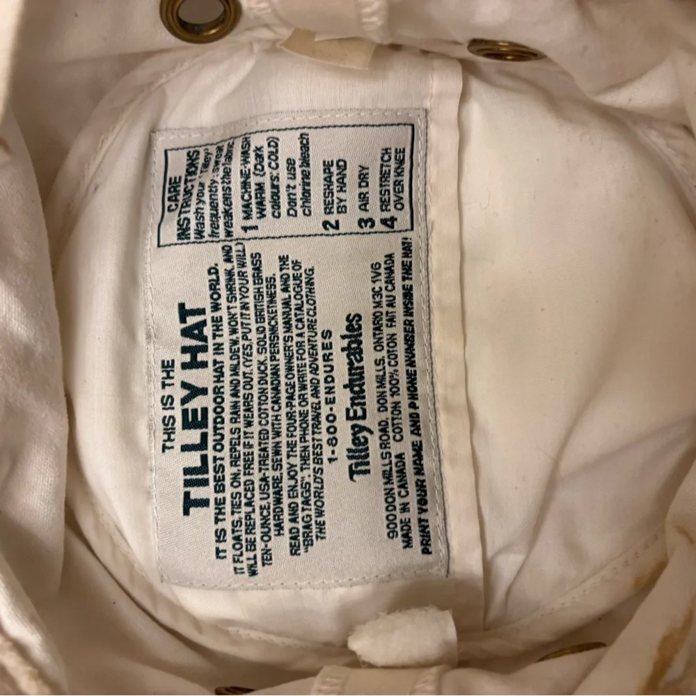 Tilley Endurables Hat Size 7 5/8 - Picture 2 of 3